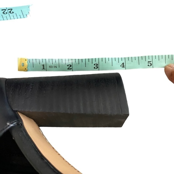 GIANNI BINI - STYLE: VIKTORY - SIZE 7 - PEEP TOE BOOTIES SHOOTIES - BLACK S5 - Picture 10 of 11